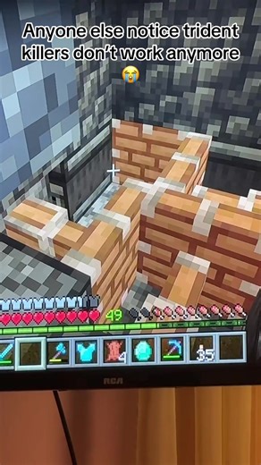 Minecraft Redstone Build Troubles: Trident Killers Issue