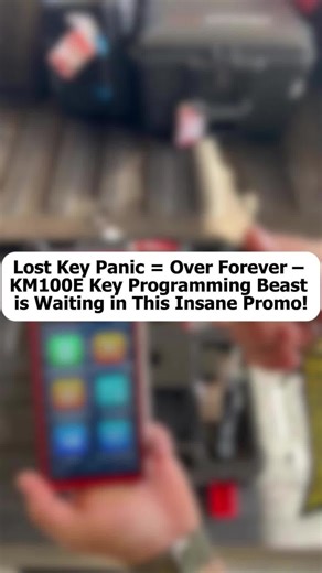 KM 100 E Key Programmer: Reading and Cloning Transponders