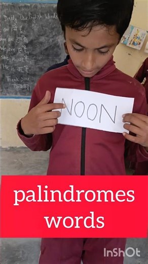 palindromes || palindromic words #english #englishactivity #viral #schoolactivity #kidslearning
