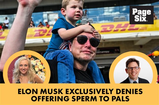 Elon Musk exclusively denies offering sperm to pals