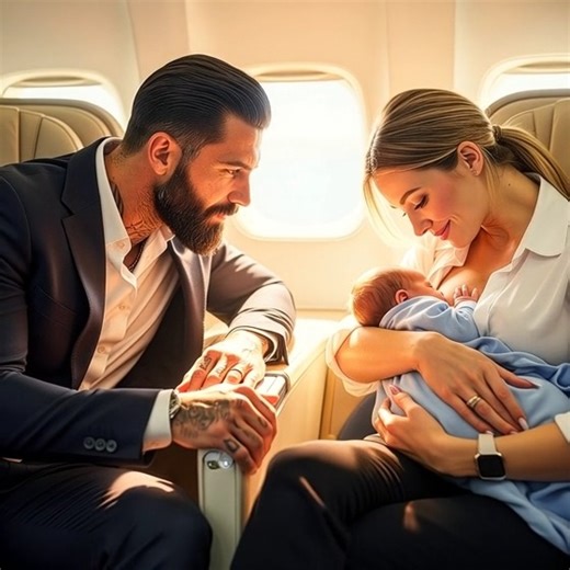 The Mafia Boss’s Baby Wouldn’t Stop Crying on the Plane—Until a Single Mother Did the Unthinkable The private jet hummed softly as it cut through the clouds over the Italian Riviera. In first class, Luca Moretti, one of Europe’s most feared and untouchable mafia bosses, leaned back in his seat, his dark eyes fixed on the sleeping city far below. But tonight, even the gentle hum of the plane and the sparkling view of the Mediterranean couldn’t soothe his temper. The source of his irritation—a sma