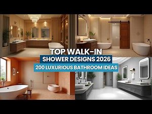 Top Walk-in Shower Designs 2026 | 200 Luxurious Bathroom Ideas | Fixing Expert