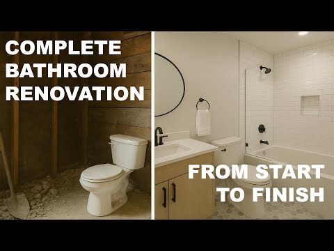 Complete Bathroom Renovation | Start to Finish Transformation