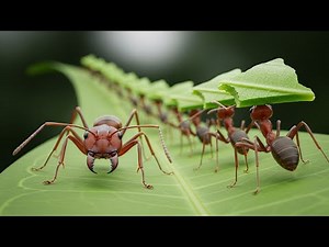 LEAF-CUTTER ANTS: The Farming Army Transporting Leaves & Cultivating Fungus!