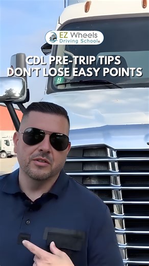 CDL Pre-Trip Tips | Don’t Lose Easy Points 📝 YouTube Description In this video, you’ll learn an important CDL pre-trip inspection tip that can help you avoid losing easy points on your exam 🚛 We explain what to do if you forget to mention a component during your pre-trip inspection, how to correctly go back and explain it, and why it’s critical to stay focused on the specific axle or section being tested—especially the front steering axle. You’ll also see how to smoothly transition from the co
