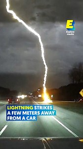 21K views · 58 reactions | Lightning Almost Strikes This Car! ⚡️ | Explore - The Best of Innovation | Facebook