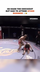 MMA fighter knocks out his opponent and ran to the bathrooms. | The Ring