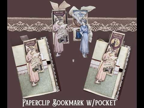 Paperclip Pocket Note Bookmark