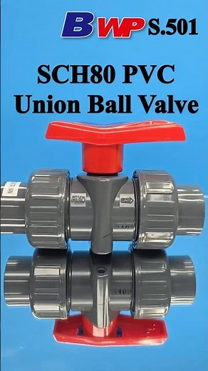 SCH80 PVC Union Ball Valve. UPVC Union Ball Valve. ANSI. HERSHEY. BWP