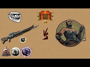 Shadow Fight 2 || Plasma Rifle vs SATURN BOSS 「iOS/Android Gameplay」