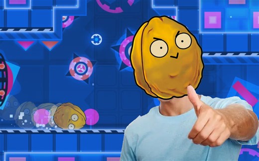 [瞎改材质] 坚果墙觉得这周的weekly很赞哦 | "Retrograde" by Codex | Geometry Dash 2.113