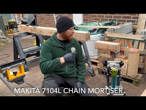 MAKITA 7104L CHAIN MORTISER DEMO