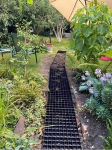 Black Grass Grid Heavy Duty Paving Driveway Turf Lawn Path Gravel Protector Mat  | eBay UK
