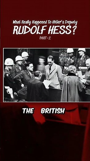 How did Hitler's deputy Rudolf Hess die? #didyouknow