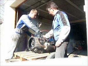 Démarrage d'un moteur de 2cv