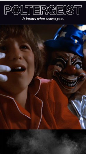 The Killer Clown Strangles Robbie Under the Bed... | Poltergeist (1982)
