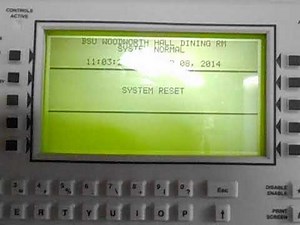 Fire Alarm Drill - Notifier NFS2-3030 Voice Woodworth Halls Part 2 Reset