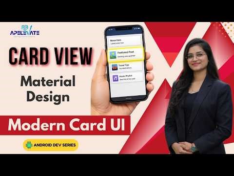 24. Android CardView Tutorial | Material UI + RecyclerView Explained