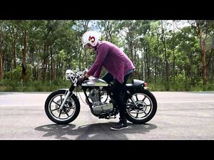 Yamaha SR400 Café Racer Custom - 2015 model review
