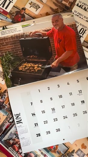 It’s RIBEYE SANDWICH DAY and you know what that means… our “MAN OF MEAT” Mr. June is throwing down on the grills today!! 數 Come by and get one of these tasty sandwiches AND snag a 2026 Men of Meat Calendar!! Word on the street is Jamie will even autograph it for you… if you ask nicely!  | The Knight Butcher | Facebook