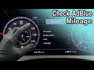 Check Your Jaguar F-Pace AdBlue Level in Seconds