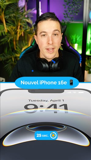 Précommandez le nouvel iPhone 16e dès maintenant chez Krëfel 🔥. Découvrez tout ce qu’il faut savoir à son sujet dans notre vidéo et sur notre site web ! | Krëfel