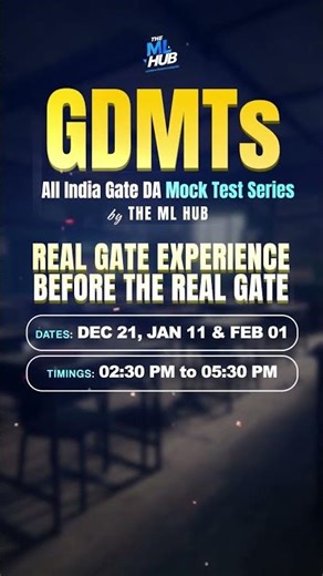 🚨 Free Free Free 🚨 | All India GATE DA mock test series | Same like GATE exam | Jay Bansal |Sriniwas