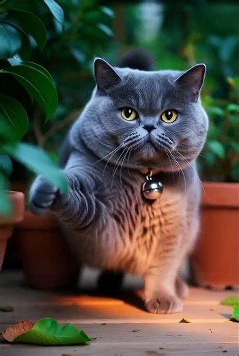 Fluffy Blue Cat vs Sleek Silver Cat: Pure Adorable Cat Moments 😽