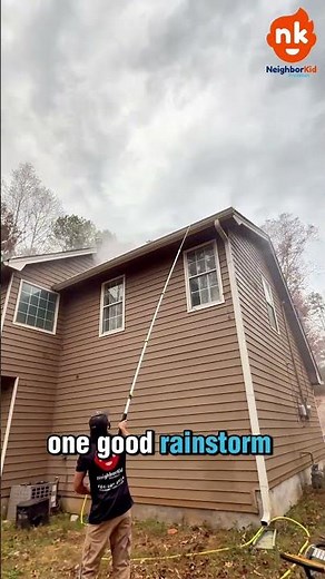 Gutter Cleaning That Saved a Homeowner $$$ #guttercleaning