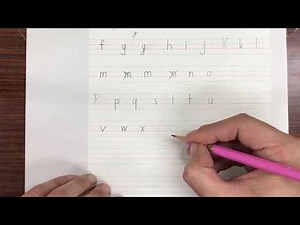 【アルファベット 小文字のかき方④】v~z くわしい解説