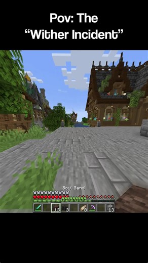 the wither incident #fyp #minecraft #mctt #mcyt #minecraftmemes #minecraftbuilding #minecrafttutorial