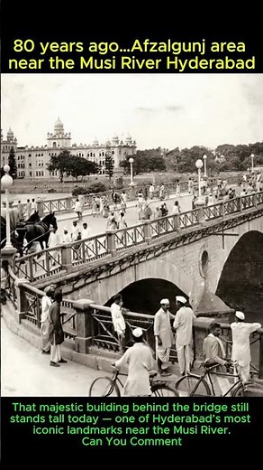 80 Years Ago… Hyderabad’s Afzalgunj Bridge Comes Alive Again | #shorts