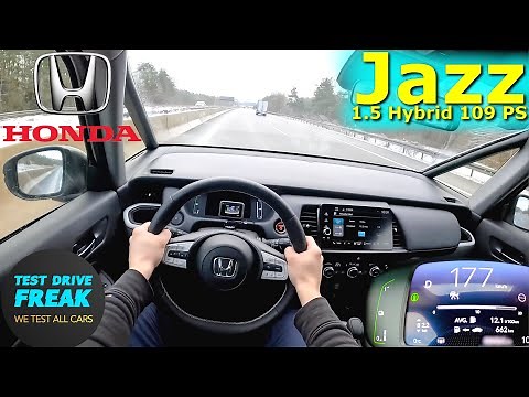 2023 Honda Jazz 1.5 e:HEV Hybrid 109 PS TOP SPEED AUTOBAHN DRIVE POV