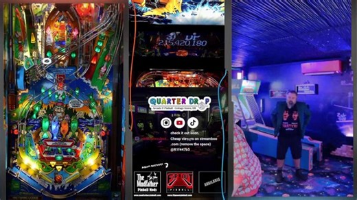 Pinball Tournament at the Quarter Drop Arcade! 7 Strikes Progressive Knockout