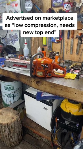 Thursday Morning Marketplace Find: Husqvarna 435 Chainsaw Low Compression Top End Rebuild