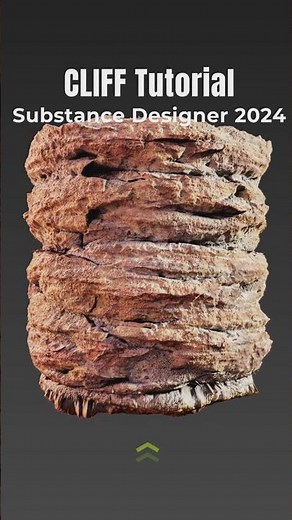 How to Create Cliff using Substance Designer? #substance3d #substancedesigner #texture