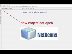 Netbean 8.2 Installation | Can't create new project | how to fix blank screen #netbeans #java