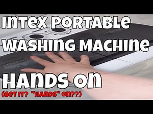 Intexca Portable Washing Machine first impressions | Intex