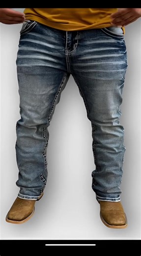 Men's Western Blue Classic Mod