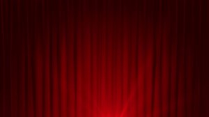 Red Curtain Background Loop