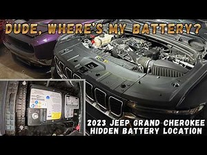 2023 Jeep Grand Cherokee Battery Issues, Location and Replacement