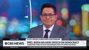 Biden delivers speech on protecting democracy ahead of Election Day