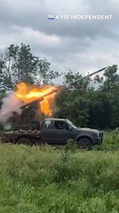 3.7K views · 87 reactions | Soldiers from the 56th Motorized Brigade fire a Grad rocket at Russian infantry in the direction of Bakhmut from an undisclosed location in Donetsk Oblast. Though Bakhmut had fallen to Russia in May, Ukraine is taking the initiative now, and conducting localized counterattacks on the city’s outskirts, forcing Russia to go on the defense, according to Ukrainian soldiers on the ground. | The Kyiv Independent | Facebook