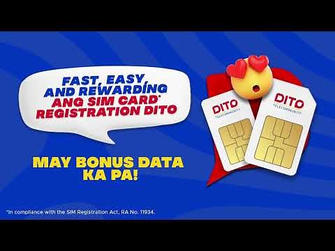 How to Register Your DITO SIM Card: Prepaid | DITO Telecommunity