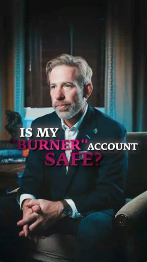 Is Your Burner Account Really Anonymous?