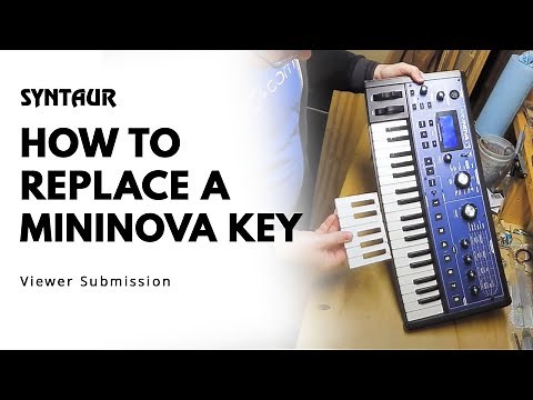 Synth Repair & Restoration Tip 7: Mininova Key Replacement