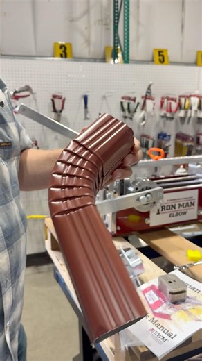 How to Make a 3x4 Custom Downspout Elbow with a KWM Elbow Machine