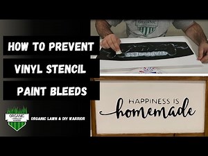 How to Perfectly Paint Wood Signs with Make Vinyl Stencils Made on Your Cricut