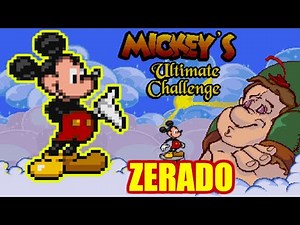 Mickey's Ultimate Challenge - ZERADO - Puzzle do Mickey do SNES no Challenging