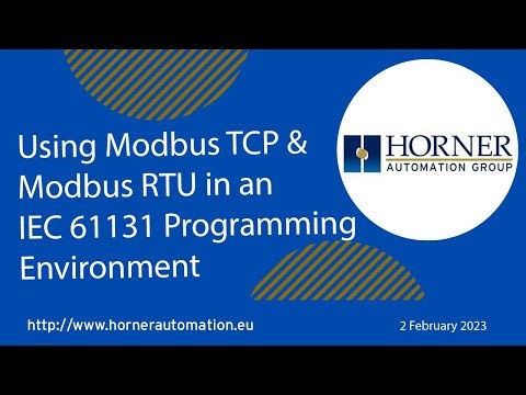 Using Modbus TCP & Modbus RTU in an IEC 61131 Programming Environment